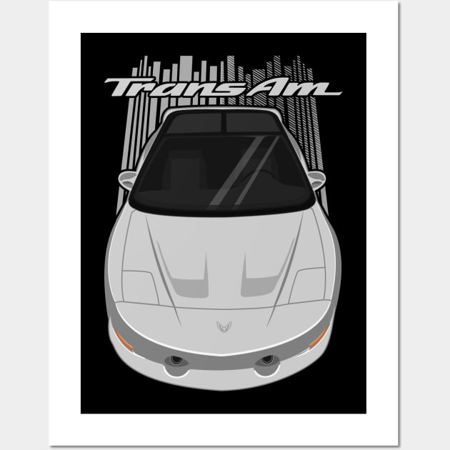 Firebird Trans Am 93-97 - Silver Wall Art by V8social